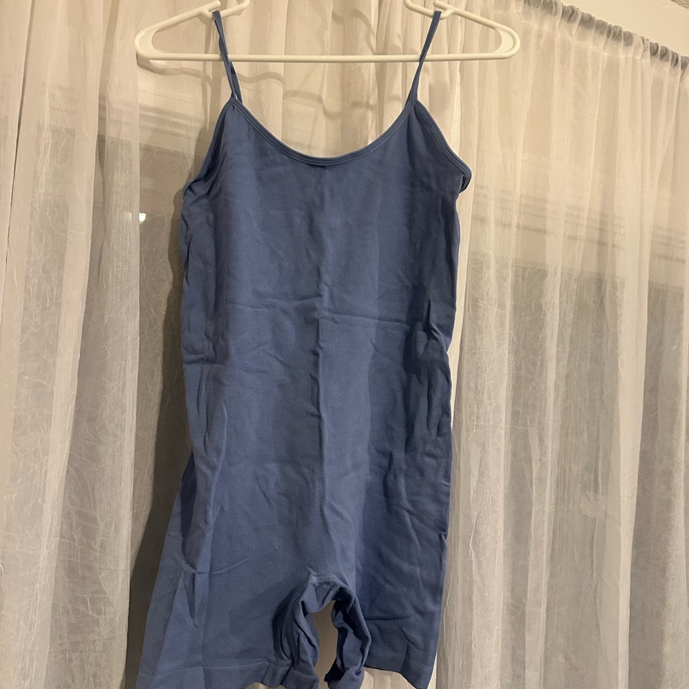 Chic Light Blue Spaghetti Strap Top
